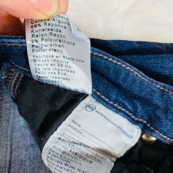 AG The Prima Mid-Rise Cigarette Denim Jeans Sz 25R - Picture 10 of 10